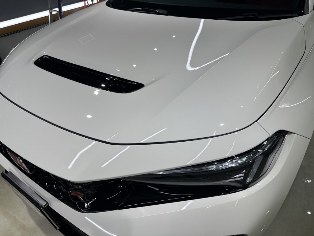 ホンダシビックタイプR・鏡面磨き作業+セラミックコーティング施工事例 富山県 射水市I様