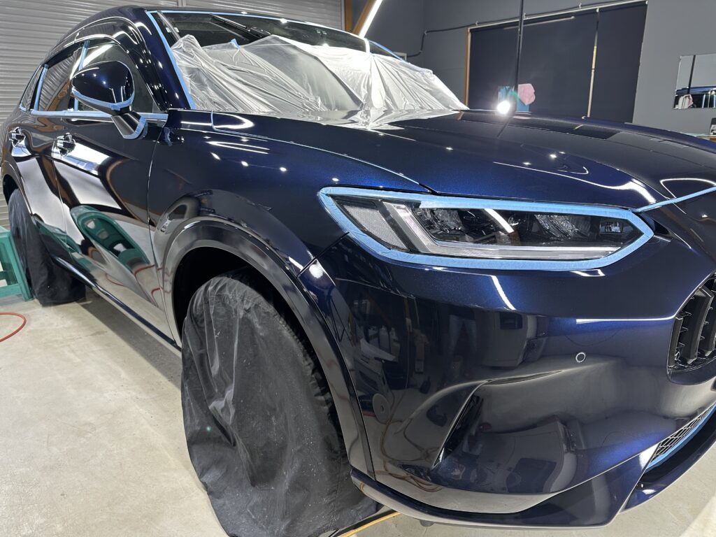 ホンダZR-V・鏡面磨き作業+セラミックコーティング施工事例 富山県魚津市T様