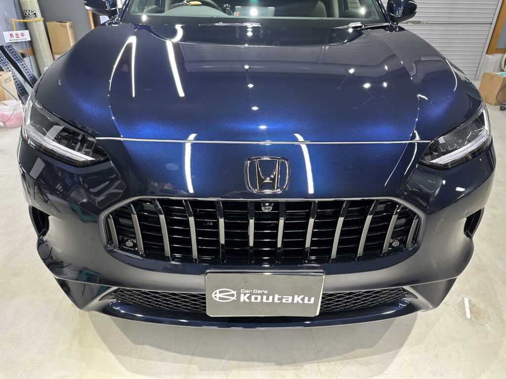 ホンダZR-V・鏡面磨き作業+セラミックコーティング施工事例 富山県魚津市T様
