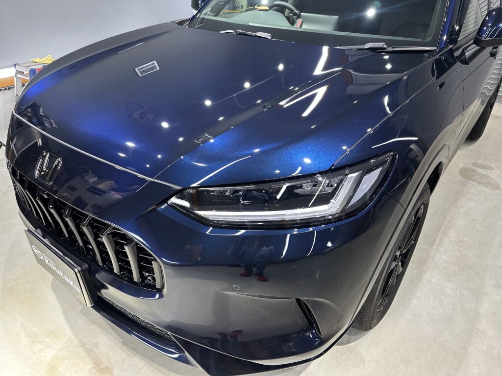 ホンダZR-V・鏡面磨き作業+セラミックコーティング施工事例 富山県魚津市T様