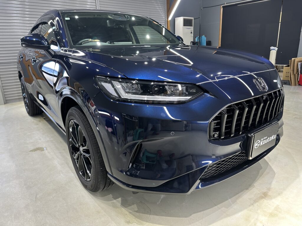 ホンダZR-V・鏡面磨き作業+セラミックコーティング施工事例 富山県魚津市T様