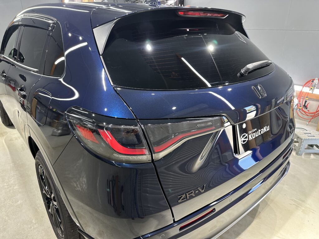 ホンダZR-V・鏡面磨き作業+セラミックコーティング施工事例 富山県魚津市T様
