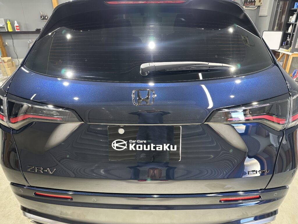 ホンダZR-V・鏡面磨き作業+セラミックコーティング施工事例 富山県魚津市T様