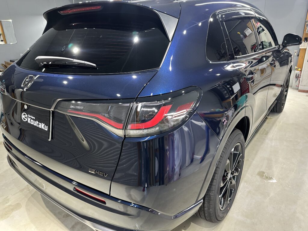 ホンダZR-V・鏡面磨き作業+セラミックコーティング施工事例 富山県魚津市T様