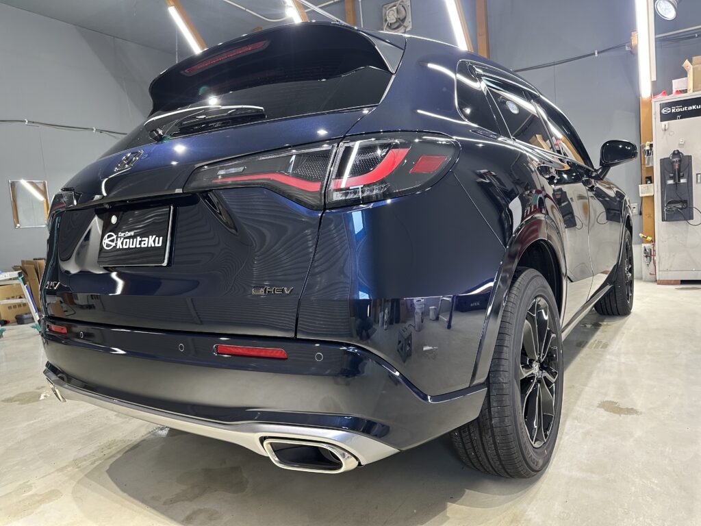 ホンダZR-V・鏡面磨き作業+セラミックコーティング施工事例 富山県魚津市T様