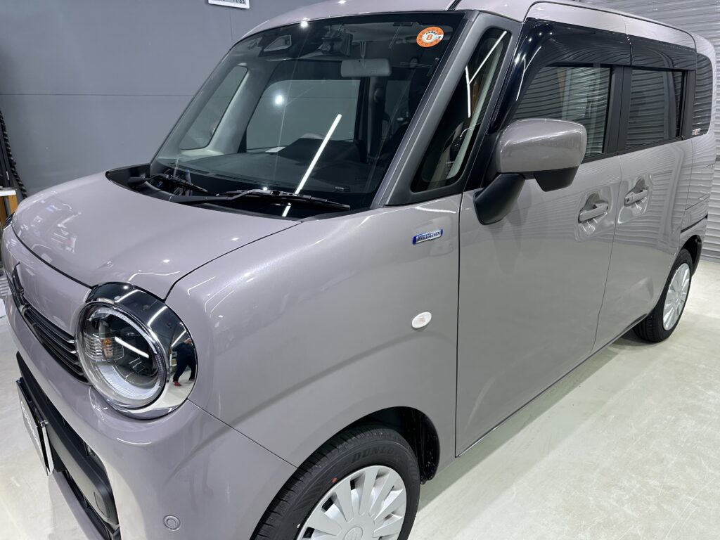 ワゴンRスマイル・BODY鏡面磨き作業+セラミックコーティング 富山県魚津市Y様