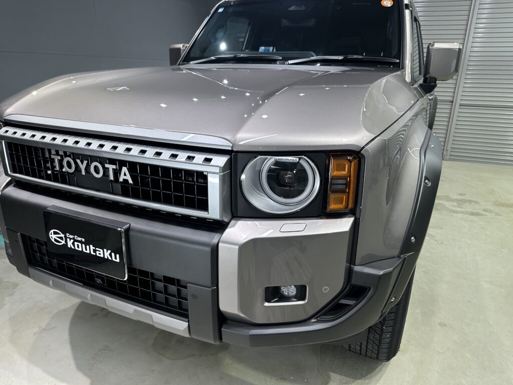 トヨタランドクルーザー250・鏡面磨き作業+セラミックコーティング 富山県射水市M様