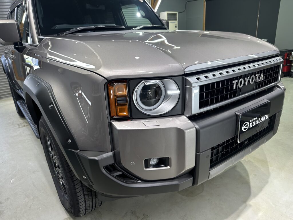 トヨタランドクルーザー250・鏡面磨き作業+セラミックコーティング 富山県射水市M様