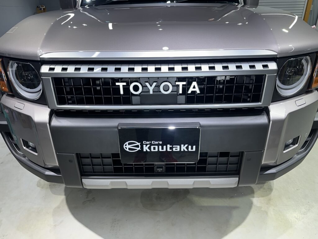 トヨタランドクルーザー250・鏡面磨き作業+セラミックコーティング 富山県射水市M様