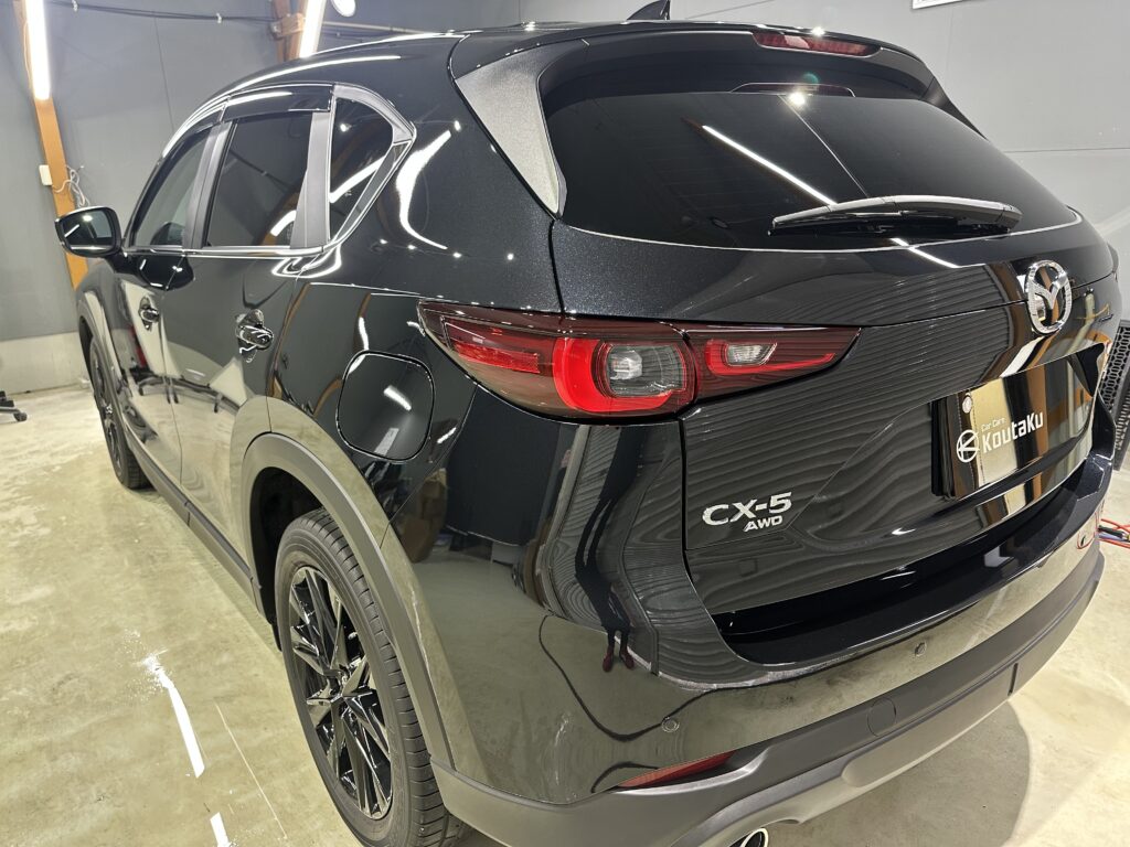 マツダCX-5・鏡面磨き作業+セラミックコーティング施工 富山県黒部市K様