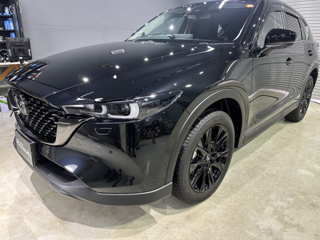 マツダCX-5・鏡面磨き作業+セラミックコーティング施工 富山県黒部市K様