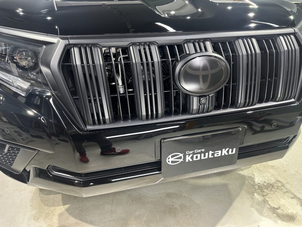 トヨタランドクルーザープラド150・鏡面磨き作業+セラミックコーティング施工事例 富山市M様