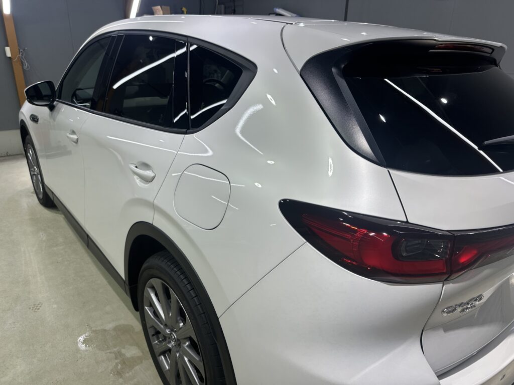 マツダCX-60・鏡面磨き作業+セラミックコーティング施工事例 富山市H様