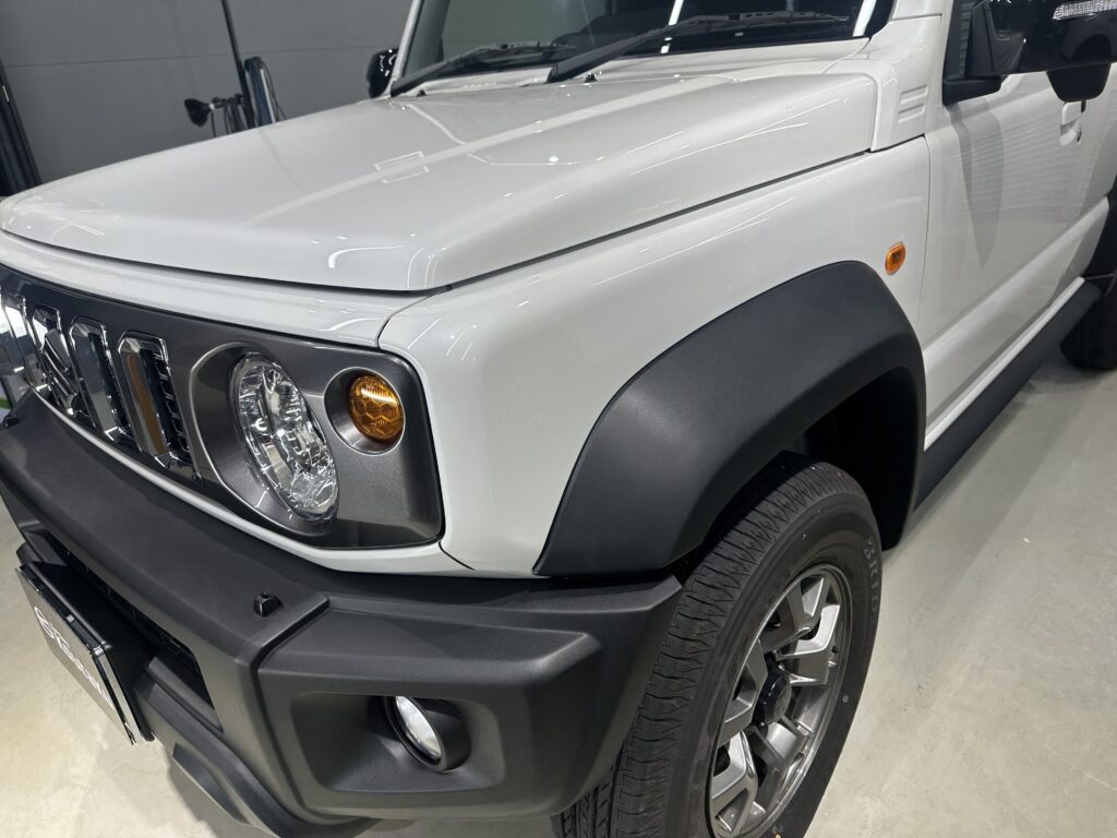 スズキジムニーノマド・鏡面磨き作業+セラミックコーティング施工事例 中新川郡T様