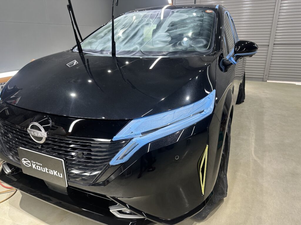 日産ノートオーラ・鏡面磨き作業+セラミックコーティング施工事例 富山市I様