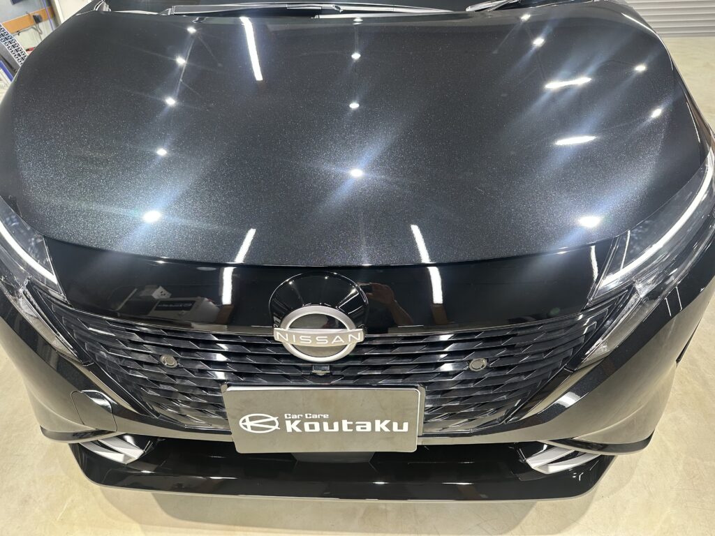 日産ノートオーラ・鏡面磨き作業+セラミックコーティング施工事例 富山市I様