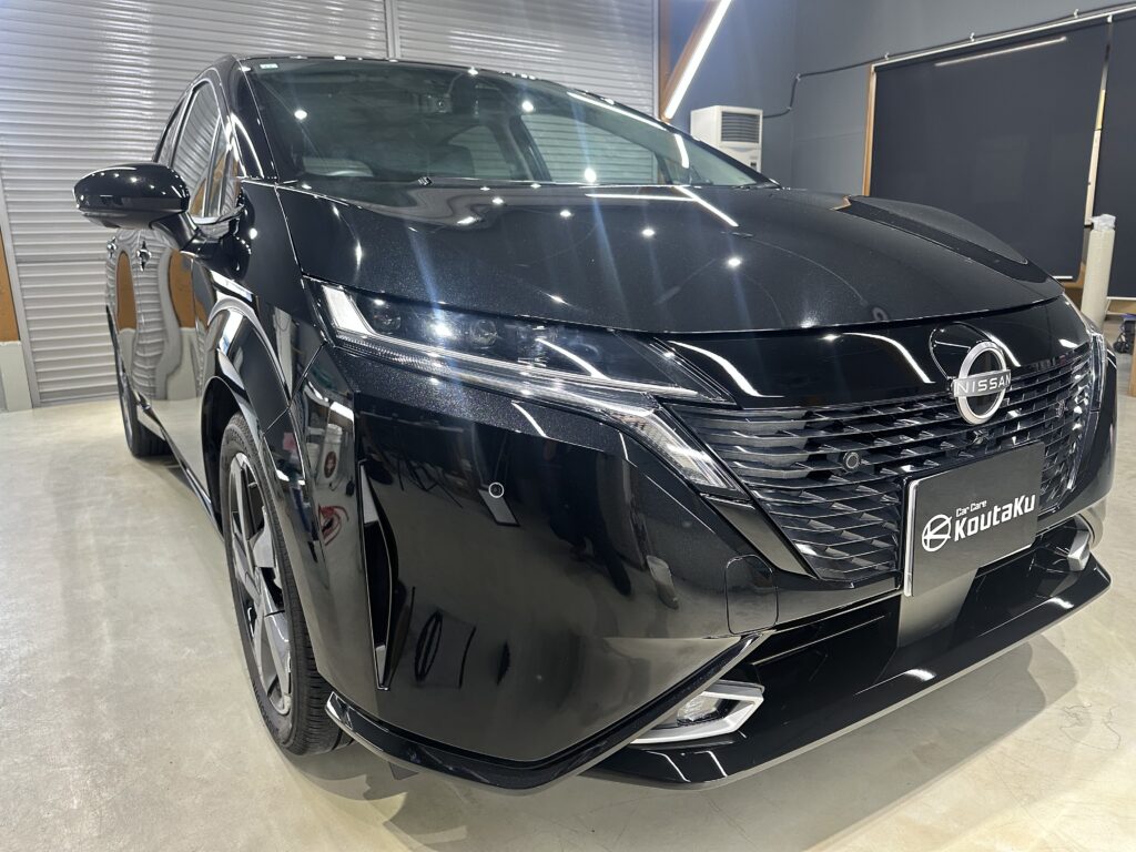 日産ノートオーラ・鏡面磨き作業+セラミックコーティング施工事例 富山市I様
