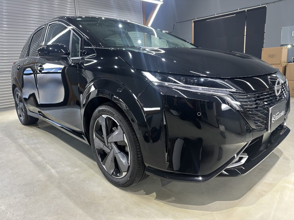 日産ノートオーラ・鏡面磨き作業+セラミックコーティング施工事例 富山市I様