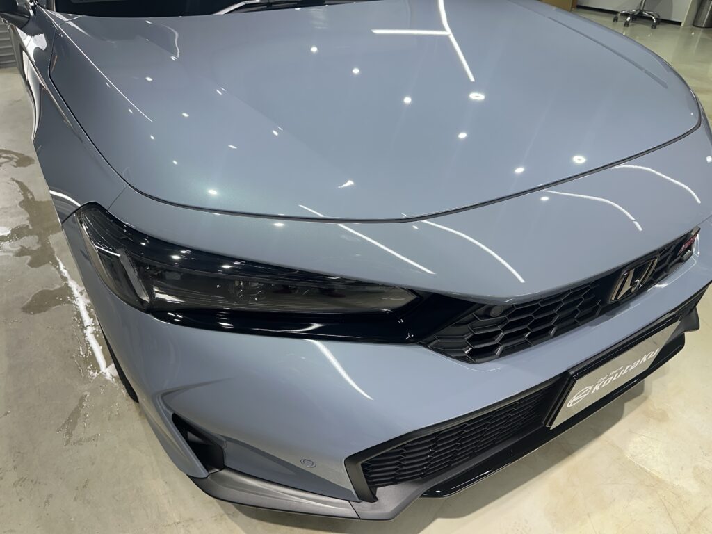 ホンダシビック・鏡面磨き作業+セラミックコーティング施工事例 富山市I様