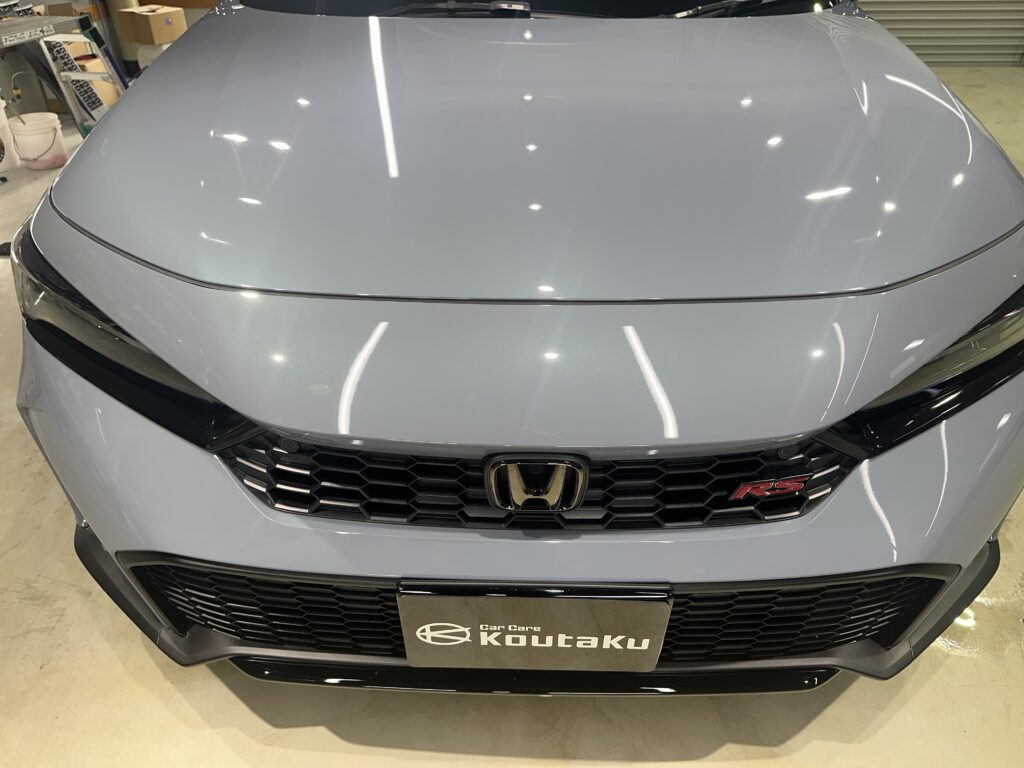 ホンダシビック・鏡面磨き作業+セラミックコーティング施工事例 富山市I様