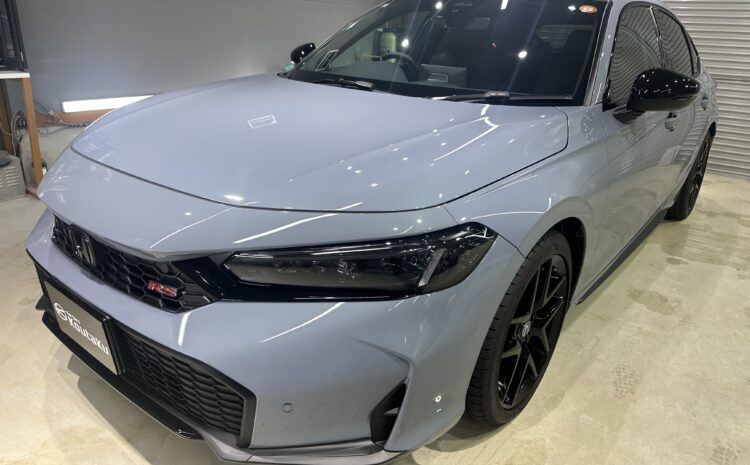 ホンダシビック・鏡面磨き作業+セラミックコーティング施工事例　富山市Ｉ様