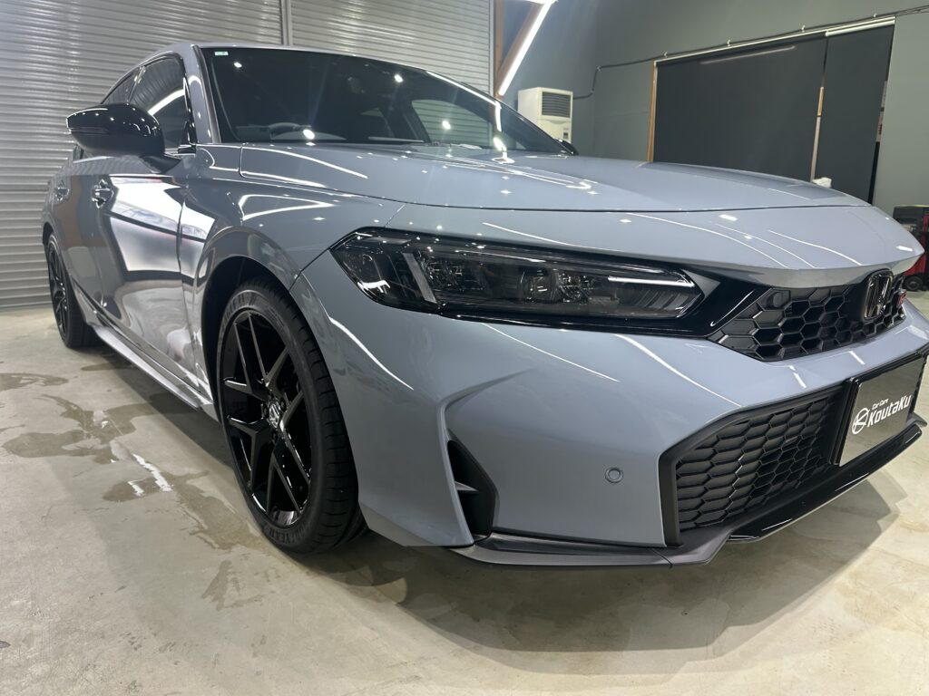 ホンダシビック・鏡面磨き作業+セラミックコーティング施工事例 富山市I様