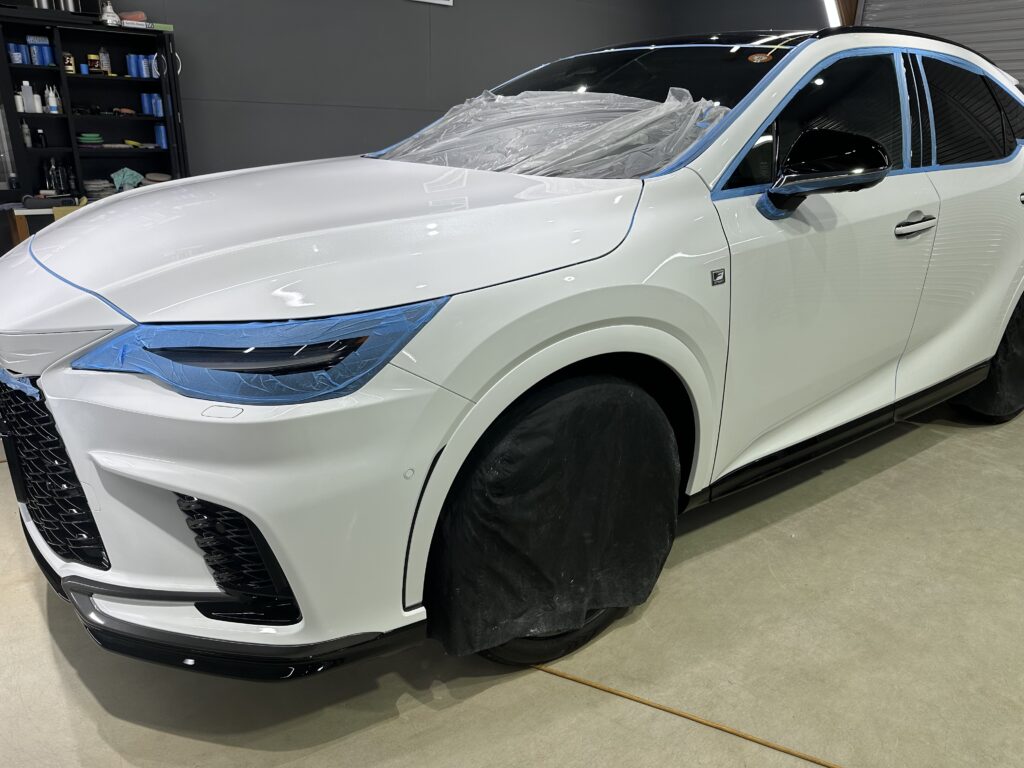 レクサスRX350・鏡面磨き作業+セラミックコーティング施工事例