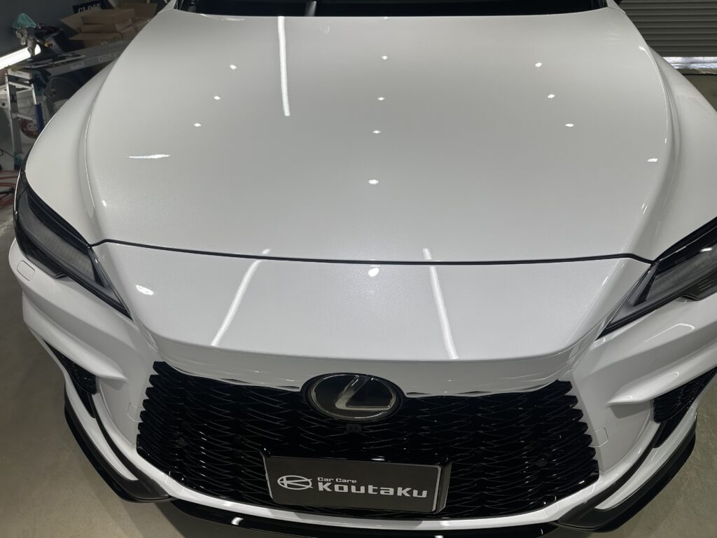 レクサスRX350・鏡面磨き作業+セラミックコーティング施工事例