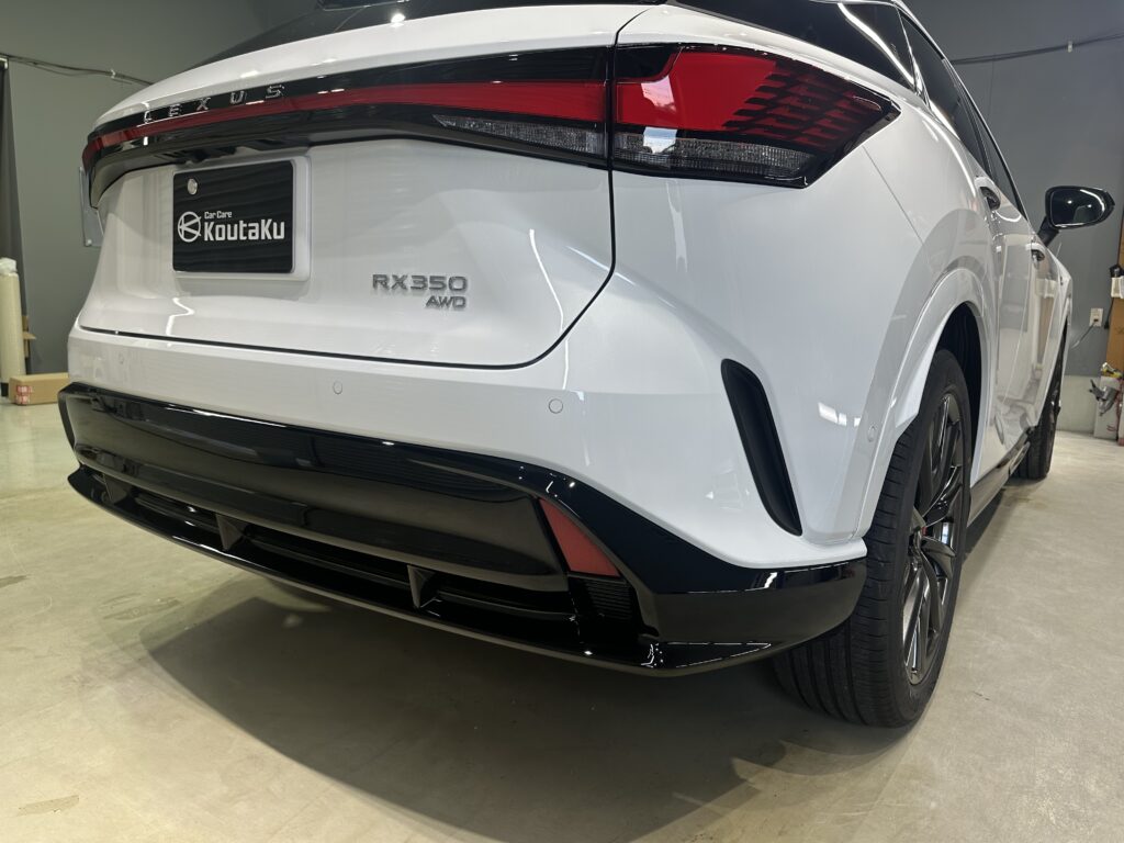 レクサスRX350・鏡面磨き作業+セラミックコーティング施工事例