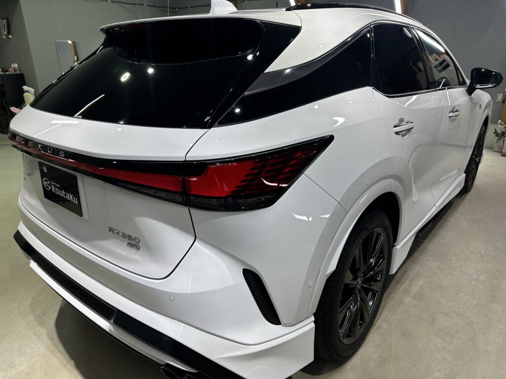 レクサスRX350・鏡面磨き作業+セラミックコーティング施工事例 氷見市T様