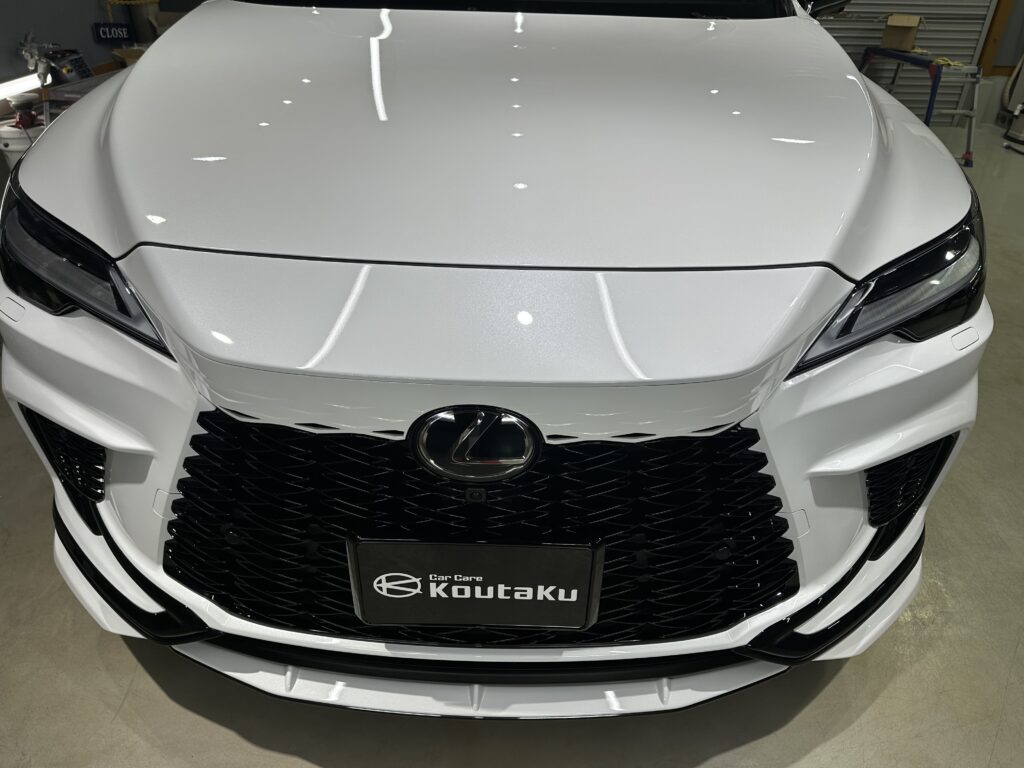 レクサスRX350・鏡面磨き作業+セラミックコーティング施工事例 氷見市T様