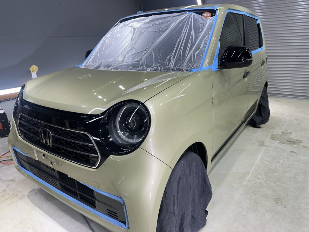 ホンダN-ONE・鏡面磨き作業+セラミックコーティング施工事例 富山市S様