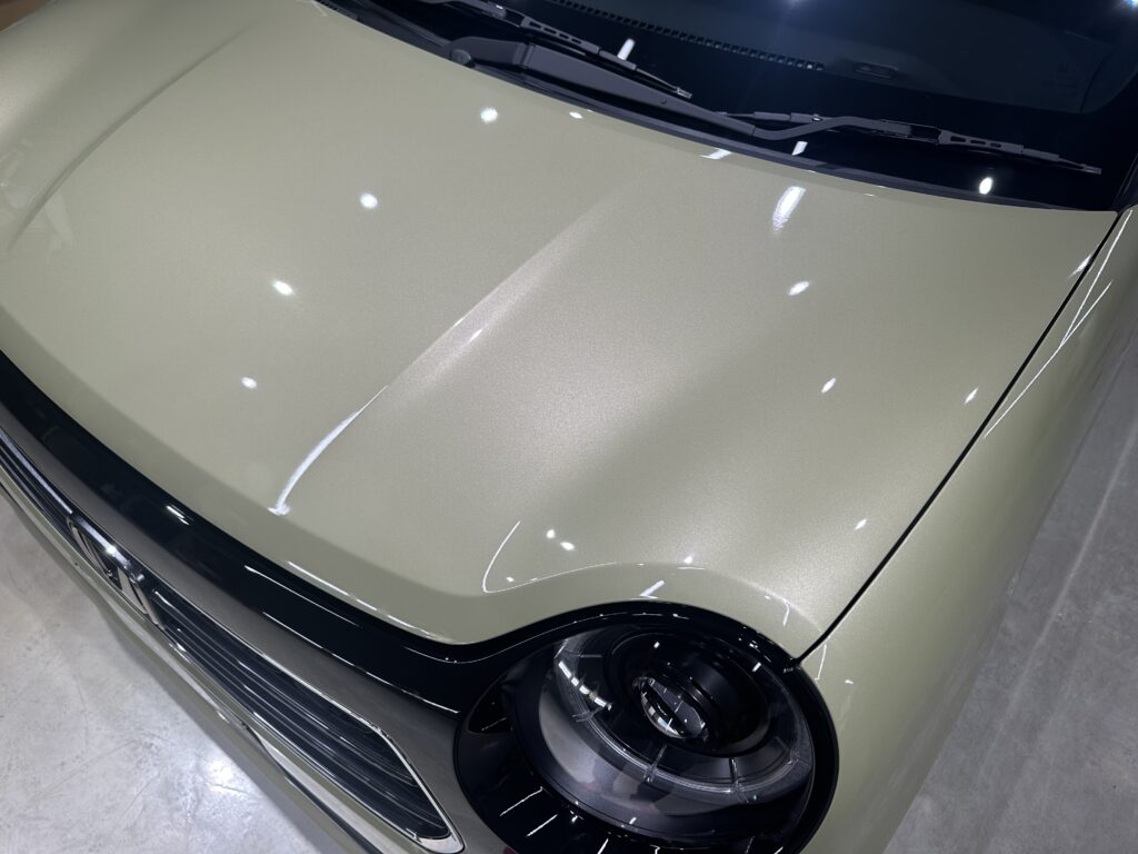 ホンダN-ONE・鏡面磨き作業+セラミックコーティング施工事例 富山市S様