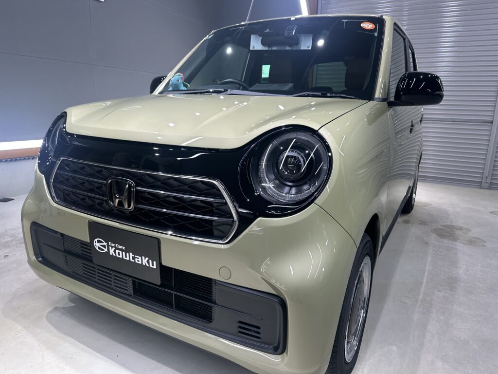 ホンダN-ONE・鏡面磨き作業+セラミックコーティング施工事例　富山市S様
