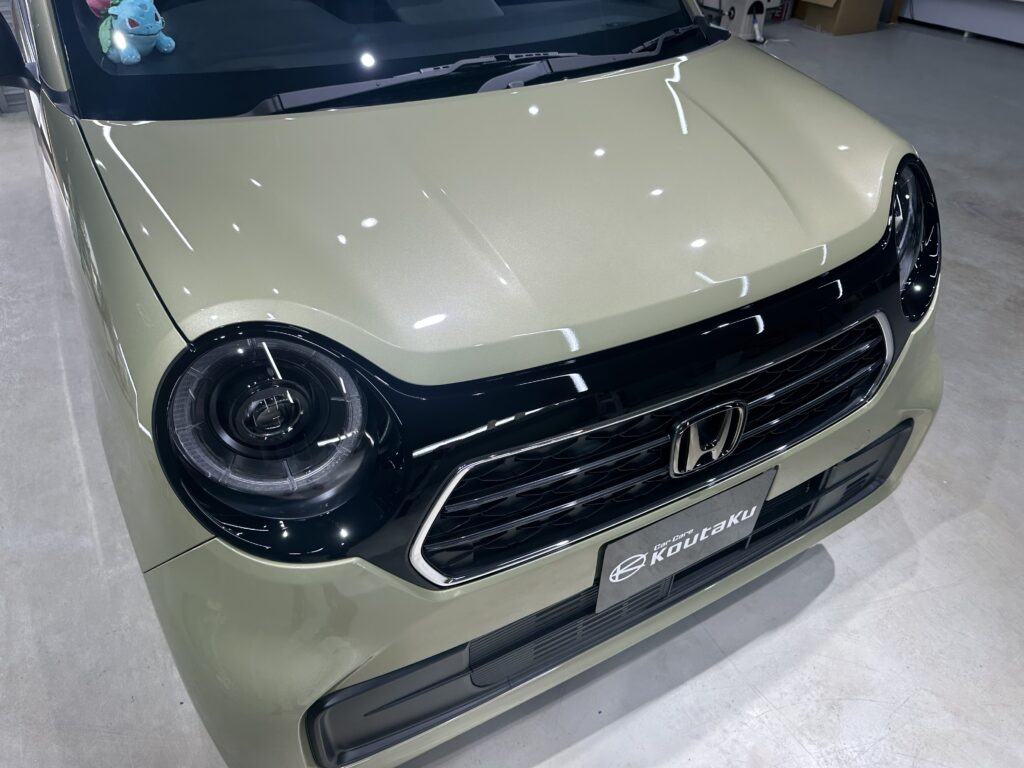 ホンダN-ONE・鏡面磨き作業+セラミックコーティング施工事例 富山市S様