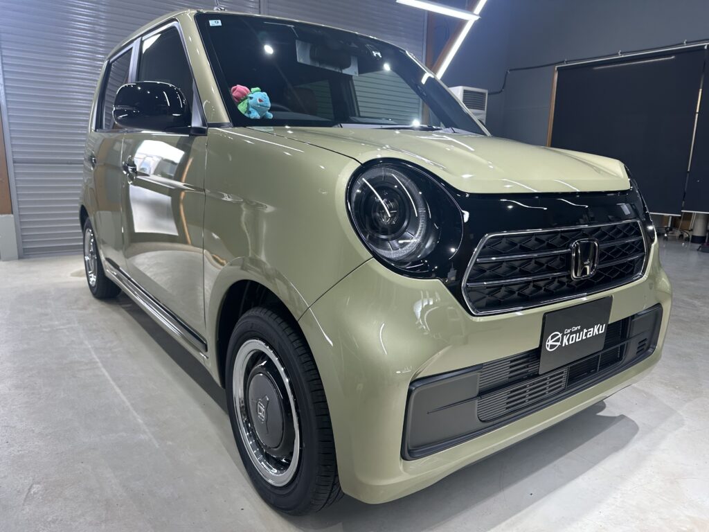 ホンダN-ONE・鏡面磨き作業+セラミックコーティング施工事例 富山市S様