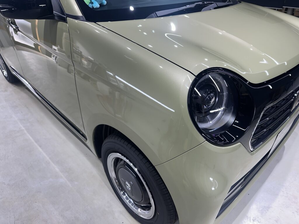 ホンダN-ONE・鏡面磨き作業+セラミックコーティング施工事例 富山市S様