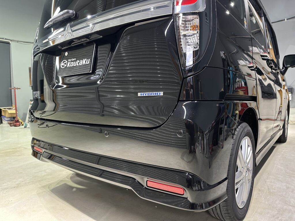 三菱・デリカD2・鏡面磨き作業+セラミックコーティング施工 富山市K様