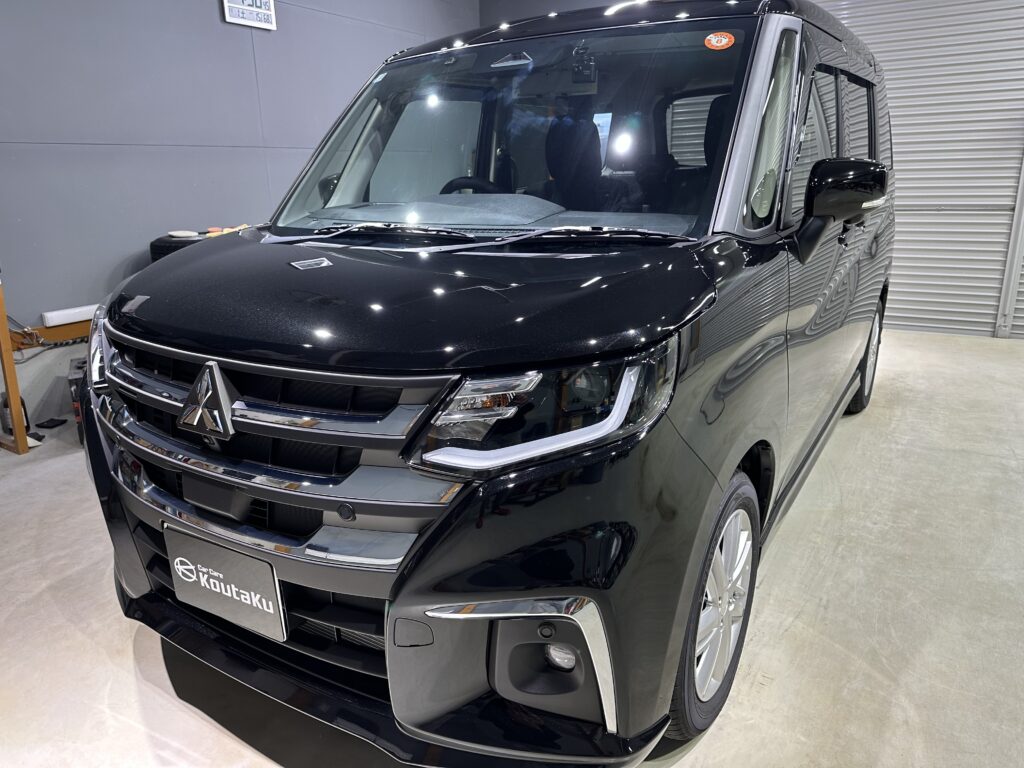 三菱・デリカD2・鏡面磨き作業+セラミックコーティング施工 富山市K様