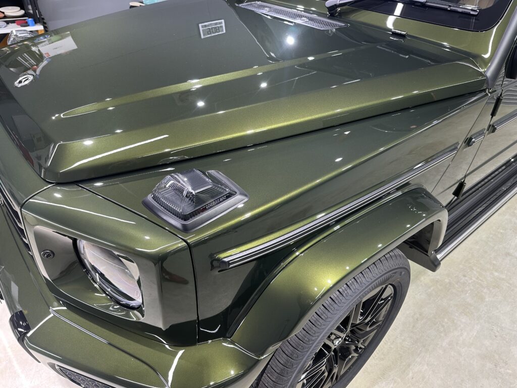 メルセデスベンツ・Ｇ４５０・インテリアコーティング+鏡面磨き作業+セラミックコーティング施工事例　富山市Ｔ様
