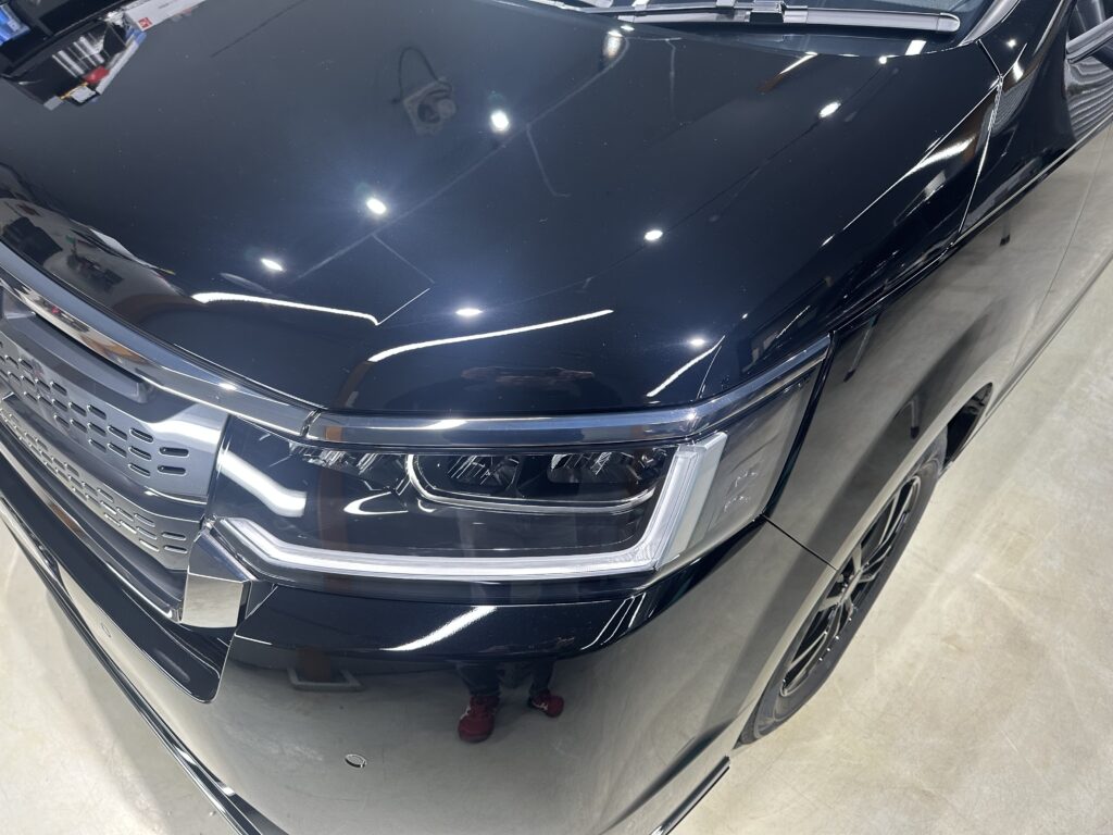 ホンダ・ステップワゴン・鏡面磨き作業+セラミックコーティング施工事例 富山市S様
