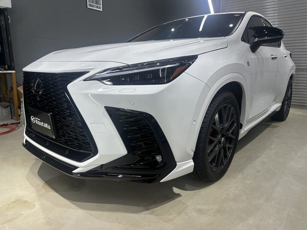 レクサスNX450ｈ+・インテリアコーティング・鏡面磨き作業+セラミックコーティング施工事例　　富山市Ｔ様