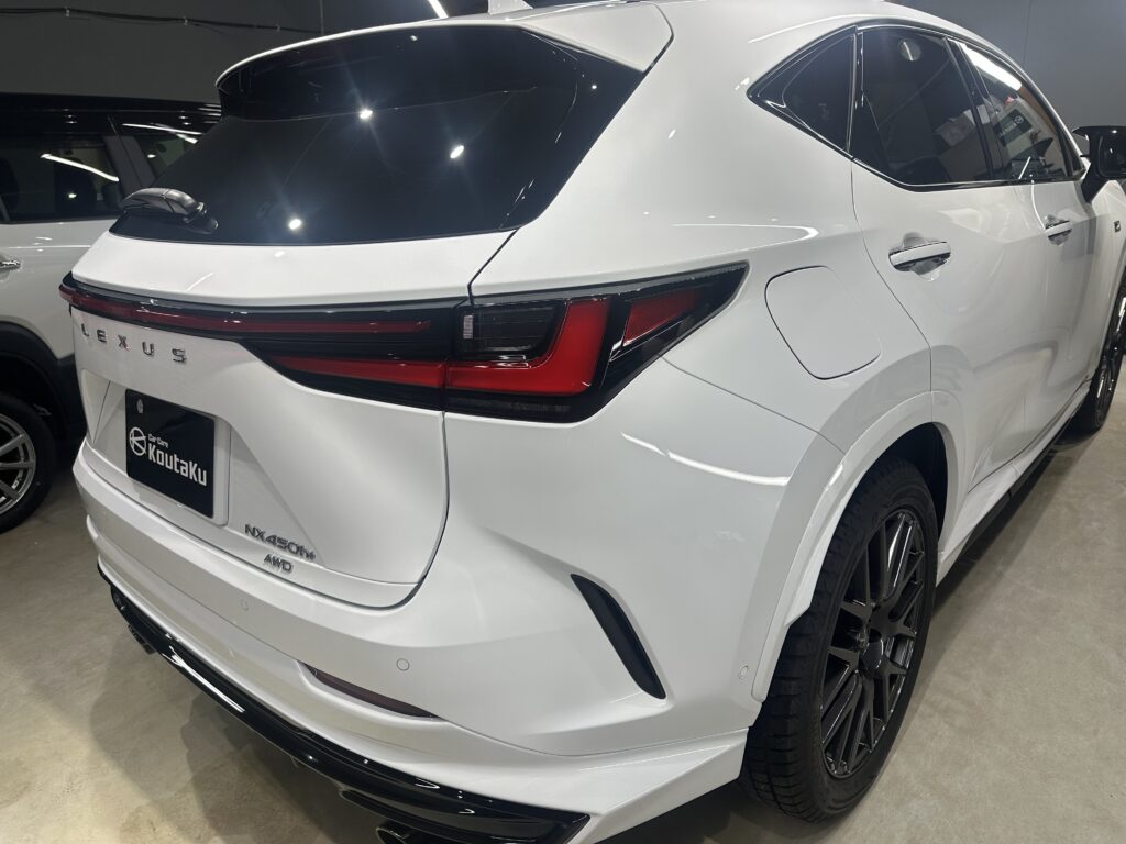 レクサスNX450ｈ+・インテリアコーティング・鏡面磨き作業+セラミックコーティング施工事例　　富山市Ｔ様