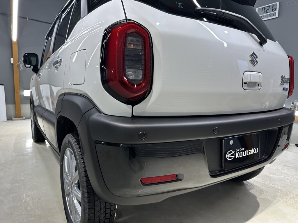 スズキ・クロスビー・鏡面磨き作業+セラミックコーティング施工事例　富山市Ｍ様