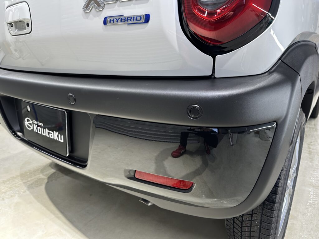 スズキ・クロスビー・鏡面磨き作業+セラミックコーティング施工事例　富山市Ｍ様