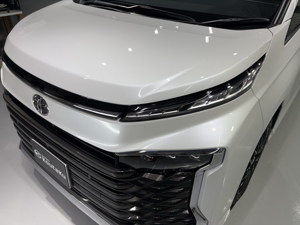 トヨタVOXY・遮熱断熱カーフィルム・鏡面磨き作業+セラミックコーティング施工事例 富山市U様