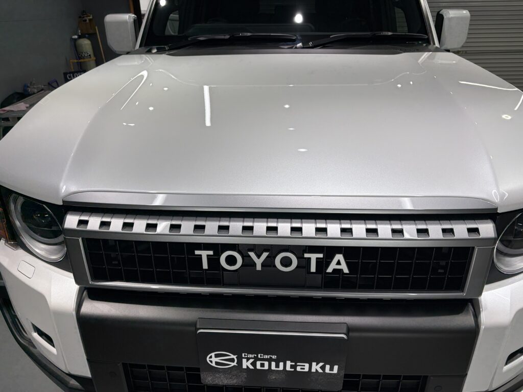 トヨタ・ランドクルーザー２５０・鏡面磨き作業+新開発セラミックコーティング施工事例　富山市Ｚ様