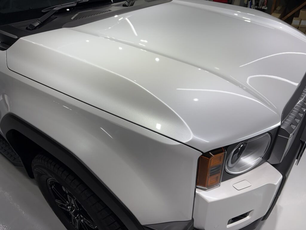 トヨタ・ランドクルーザー２５０・鏡面磨き作業+新開発セラミックコーティング施工事例　富山市Ｚ様