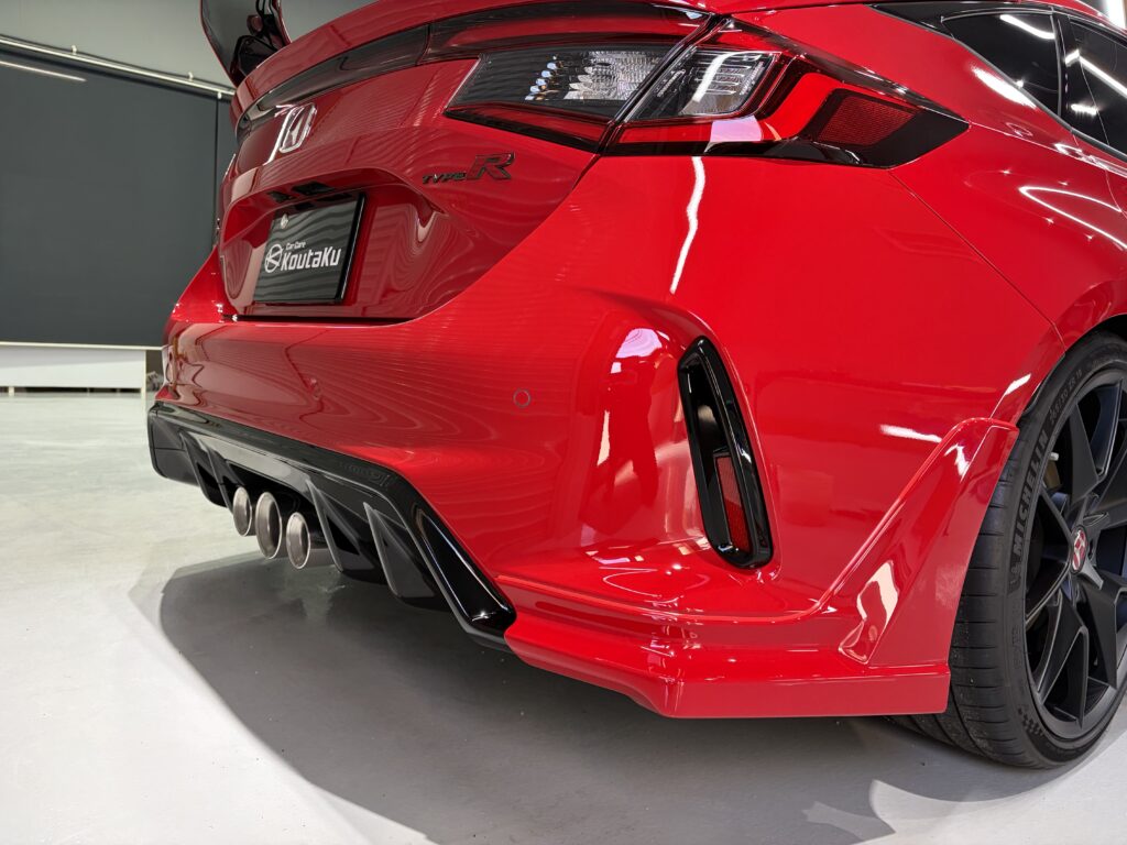 ホンダ・シビックタイプR・鏡面磨き作業+新開発セラミックコーティング施工事例 富山市U様