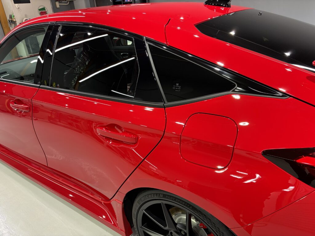ホンダ・シビックタイプR・鏡面磨き作業+新開発セラミックコーティング施工事例 富山市U様